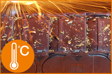 Energy chains for extreme temperatures